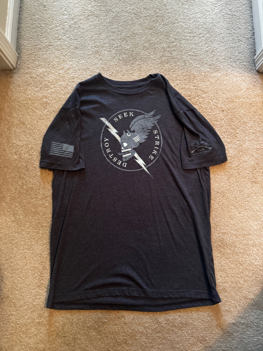 Grunt Style Dark Gray T-Shirt with Logo